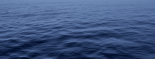 Misty blue seascape